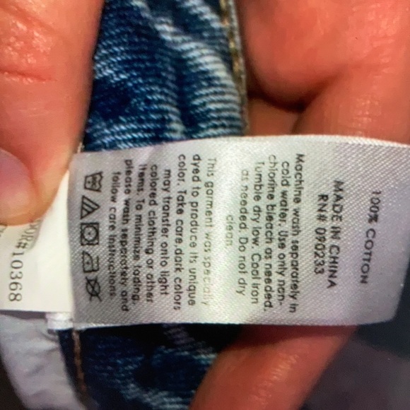 Pacsun distressed mom jeans medium light wash - Picture 4 of 5